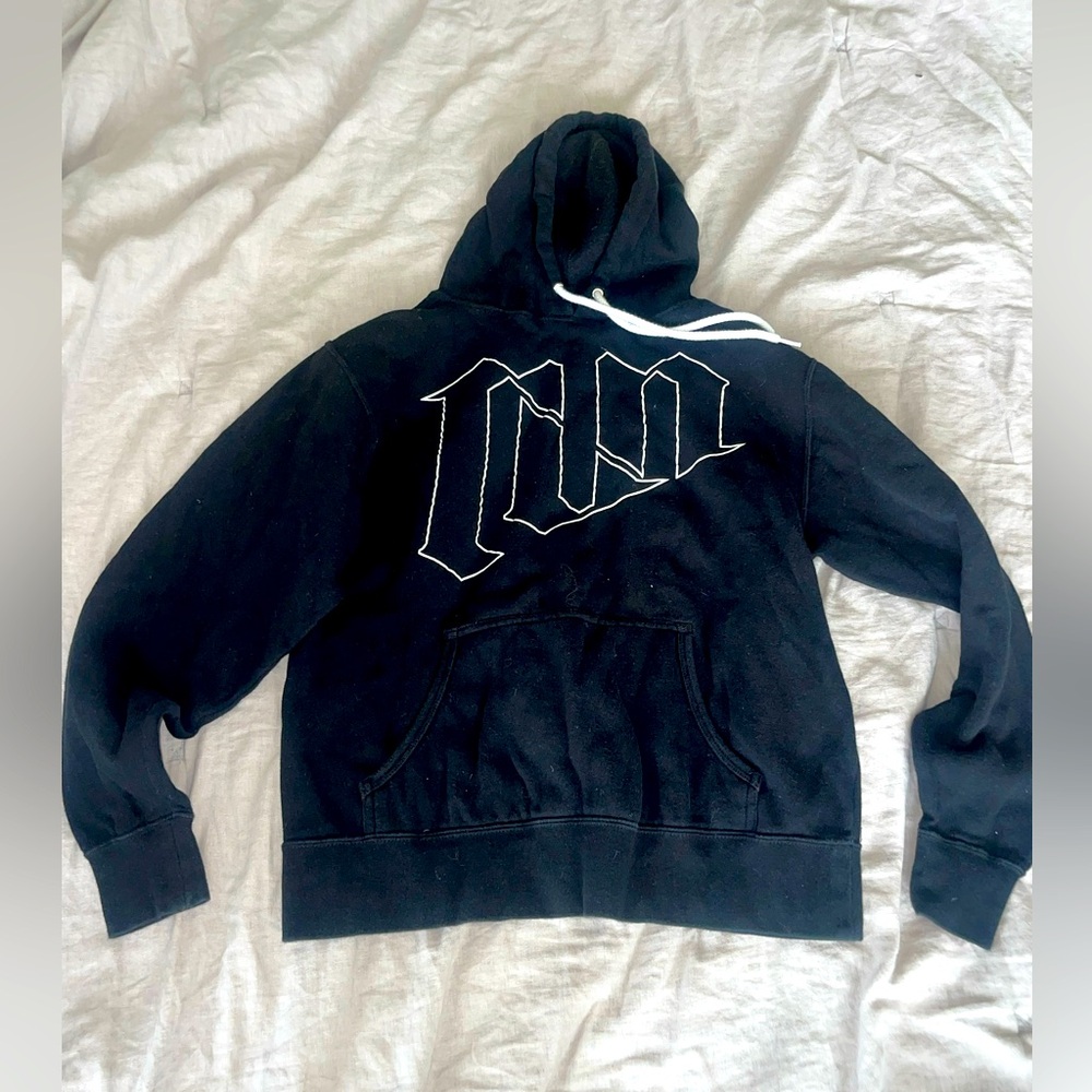 Run Everything Flag nor Fail hoodie gently used size small